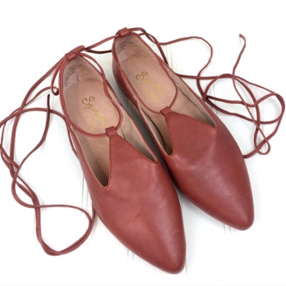 Seychelles Hive laced flats EUC